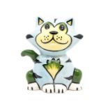 Lorna Bailey 'Dexter the Cat' figure. Height approx 12cm. Lorna Bailey signature to the base.