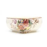 A Maling Rosalind quatrefoil shaped bowl, pattern no: 6548 XI