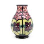 MOORCROFT VIOLET BALUSTER VASE