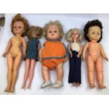 Dolls: collection of five Pippa and Dawn dolls along with vinyl dolls to include tiny tears.and a