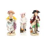 Collection of early 20th century German porcelain figures.