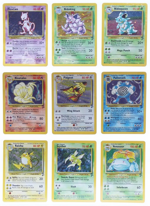 Pokemon: A complete Pokemon Base Card Set 2, comprising 130 cards, plus an additional Wartortle ( - Image 2 of 17