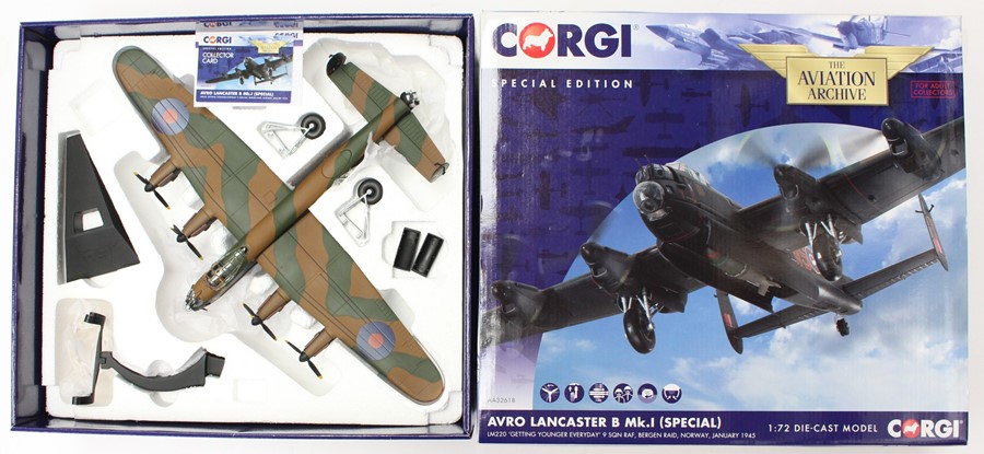 Corgi: A boxed Corgi, Special Edition, The Aviation Archive, Avro Lancaster B Mk. I (Special), LM220