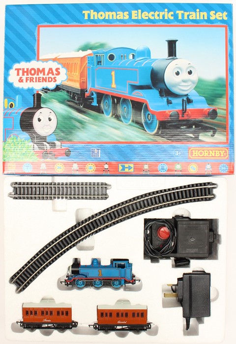 Hornby: A boxed Hornby, Thomas Electric Train Set, R9043, appears complete, general box wear,