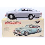 Aston Martin: A boxed, battery operated, mystery action, Aston-Martin, Made by ASC, Japan, damage to