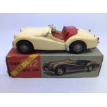 Victory: A boxed Victory Industries, Surrey, battery operated, 1:18 Scale, Triumph TR3 Sports Car,