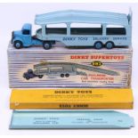 Dinky: A boxed Dinky Supertoys, Pullmore Car Transporter with Detachable Loading Ramp, 982, complete