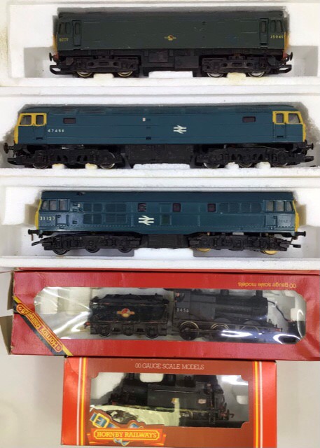 Railway: six Hornby 00 gauge locomotives to include three diesel units repainted, one 0-6-0 loco - Image 3 of 3