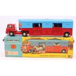Corgi: A boxed Corgi Toys, Chipperfields Circus Horse Transporter with Horses, 1130, red and blue