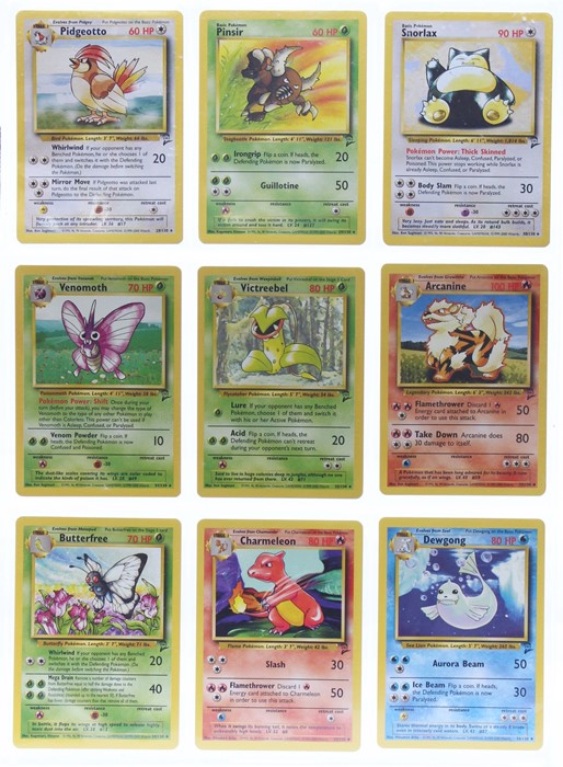 Pokemon: A complete Pokemon Base Card Set 2, comprising 130 cards, plus an additional Wartortle ( - Image 4 of 17