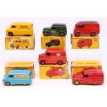 Dinky: A collection of six boxed Dinky Toys to comprise: Austin Van, Nestle's, 471, red body, '