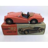 Victory: A boxed Victory Industries, Surrey, battery operated, 1:18 Scale, Triumph TR2 Sports Car,