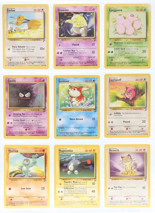 Pokemon: A complete Pokemon Base Card Set 2, comprising 130 cards, plus an additional Wartortle ( - Image 9 of 17