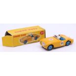 Dinky: A boxed Dinky Toys, Austin-Healey '100' Sports, 109, yellow body with blue interior, #21, one