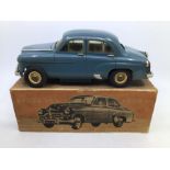 Victory: A boxed Victory Industries, Surrey, battery operated, 1:18 Scale, Vauxhall Velox, blue/grey