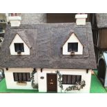 Dolls House: A quality dolls house built in the style of Robert Stubbs, called The Chestnutes.