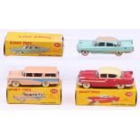Dinky: A boxed Dinky Toys, Nash Rambler, 173, salmon pink with blue flash, correct colour spot on