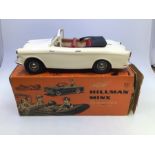 Victory: A boxed Victory Industries, Surrey, battery operated, Hillman Minx Convertible, white