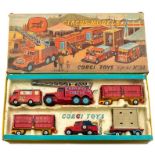 Corgi: A boxed Corgi Major Toys, Gift Set No. 23, Chipperfields Circus Models, comprising: Booking