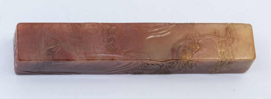 A cherry blossom stone seal, Qing dynasty, dated 1913, engraved by Wu Chang Shuo (1844-1927), carved - Image 4 of 4