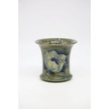 Moorcroft Late Florian vase, 8.5cms high approx, circa 1916, Moorcroft Burslem impressed marks,
