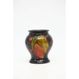 Moorcroft Leaf and Berry on green ground vase, 23cms high approx, W Moorcroft signature, potter to