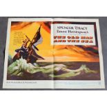 Film Movie Poster interest , "The old Man and the Sea" Ernest Hemmingway poster