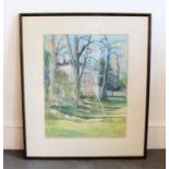 A Jill Storey pastel  local interest Teddington Richmond signed landscape study