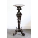 A 19th cent carved Florentine torchere