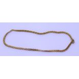 A 9ct gold chain