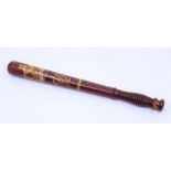 A 19th cent Truncheon with Victoria crest  Proceeds of this lot are being donated to chairty by