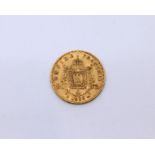 A French 1866, 20 Franc gold coin