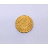 A French 1854, 20 Franc gold coin