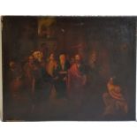 Old master interest oil on canvas  religious study 76cm x 97cm. (A/F)