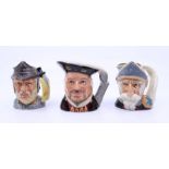 Three Toby jugs to include, Henry the VIII, Graduator, Don Quixote (3)