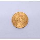 A French 1912, 20 Franc gold coin