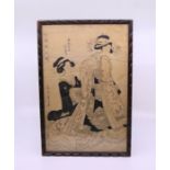 Japanese Meiji period woodblock print