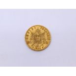 A French 1869, 20 Franc gold coin