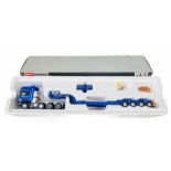 WSI Collectibles Ref:9490 TDR Scania Topline 8x4 W/Euro Low Loader W/Interdolly HGV Model - Boxed,