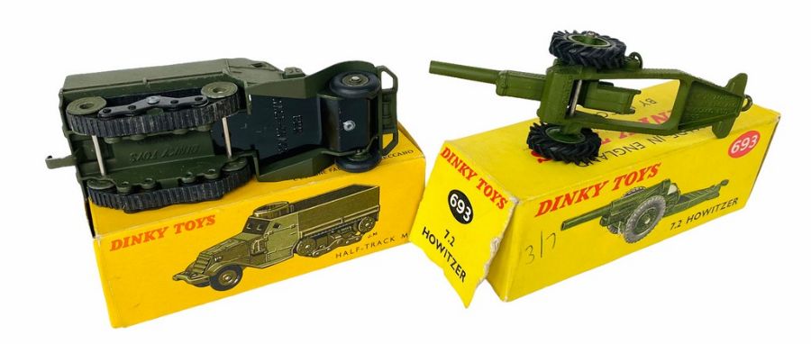 2x Dinky Toys Military Die Cast Models. Lot Includes: No.822 Half Track M3 in near mint condition in - Image 3 of 3