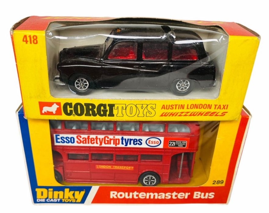 3x Dinky & Corgi Toys 'Whizzwheels' Diecast Models. To include: Corgi Whizzwheels 418 'Austin London - Image 3 of 3