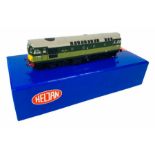 Heljan 'OO' Gauge Class 27 BR Green Locomotive with 'Howes DCC Digital Sound'. D5382 2 Tone Green