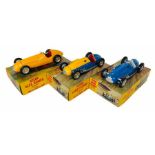 3x Merit 1/24 Racing Car Kits 'Pre Built' Super Kits. Lot Includes: Lago Talbot finished in Blue/