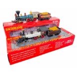 2x Bachmann 'HO' Scale American 4-4-0 Steam Locomotives - Fitted with Factory Fitted DCC Sound.