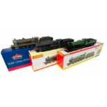 3x Hornby and Bachmann 'OO' Gauge Locomotives - NON RUNNERS. 31-128 3000 Class ROD BR Weathered. Box
