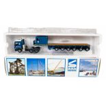 WSI Collectibles 1:50 Scale 'Sarens' Ref:10116 Mercedes Benz with Ballast Trailer and Container