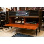 A  mid 20th century Grundig stereogram with 4 speed turntable model number 36. Length approx