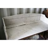 A Victorian marble top wash stand