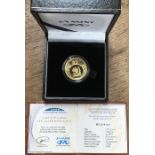 2010 FIFA World Cup South Africa 1/4oz 24 Carat  Gold, in Original Case with Certificate.
