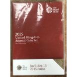 Royal Mint 2015 Annual Coin Set in Original Packaging.